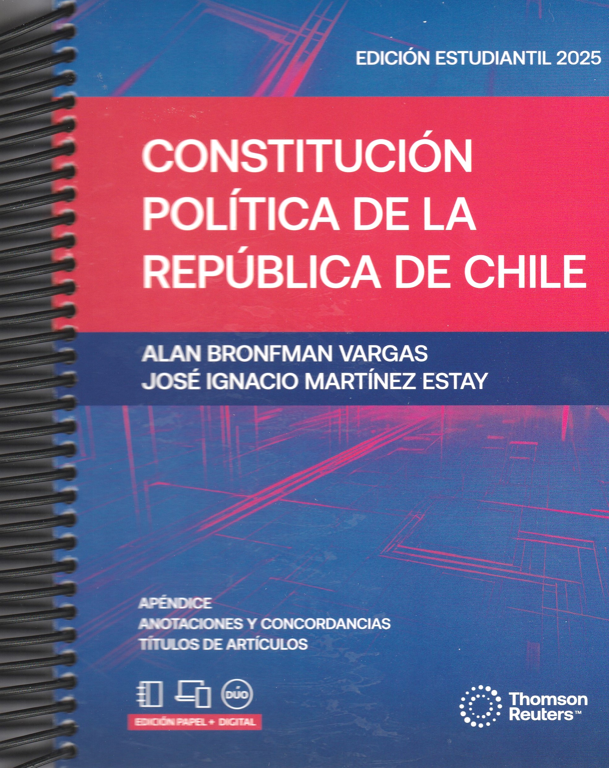 Constitución Política de la República de Chile 2025 Estudiantil, Anillado